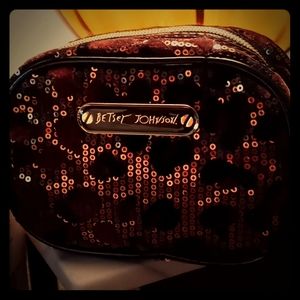 Betsy Johnson Makeup Travel Cosmetic Bag